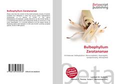 Bookcover of Bulbophyllum Zaratananae
