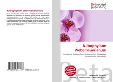 Buchcover von Bulbophyllum Weberbauerianum