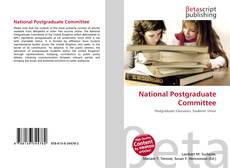 Buchcover von National Postgraduate Committee