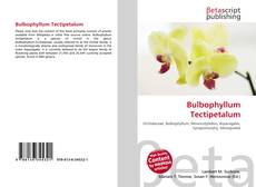 Capa do livro de Bulbophyllum Tectipetalum 