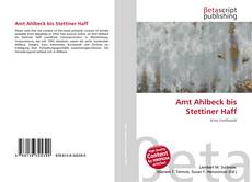 Capa do livro de Amt Ahlbeck bis Stettiner Haff 