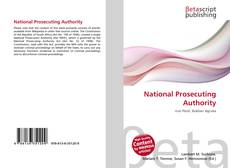 Copertina di National Prosecuting Authority
