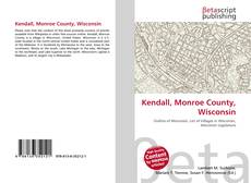 Capa do livro de Kendall, Monroe County, Wisconsin 