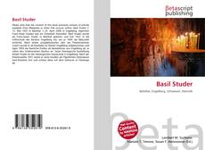 Copertina di Basil Studer