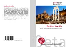 Copertina di Basilica Aemilia