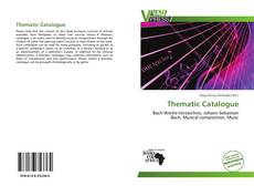 Portada del libro de Thematic Catalogue