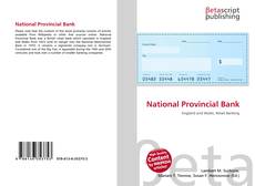 Copertina di National Provincial Bank