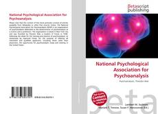 Copertina di National Psychological Association for Psychoanalysis