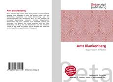 Buchcover von Amt Blankenberg