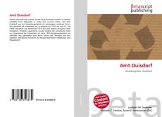 Buchcover von Amt Duisdorf