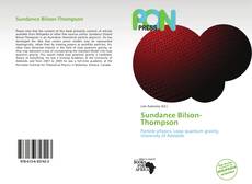 Sundance Bilson-Thompson的封面