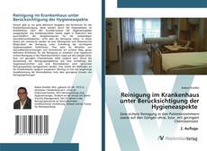 Bookcover of Reinigung im Krankenhaus unter Berücksichtigung der Hygieneaspekte
