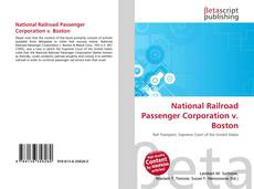 Buchcover von National Railroad Passenger Corporation v. Boston