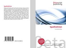 Buchcover von Spatholirion