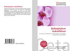 Bulbophyllum Subulifolium kitap kapağı