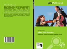 Bookcover of Adieu (Stockhausen)