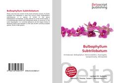 Couverture de Bulbophyllum Subtrilobatum