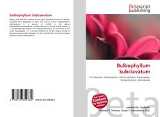 Couverture de Bulbophyllum Subclavatum