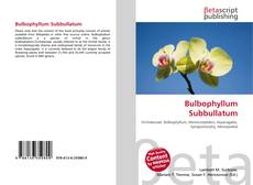Couverture de Bulbophyllum Subbullatum