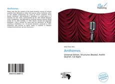 Anthèmes kitap kapağı