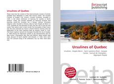 Copertina di Ursulines of Quebec