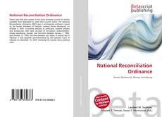Capa do livro de National Reconciliation Ordinance 