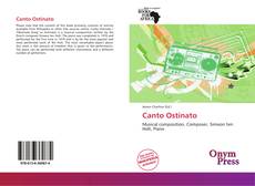 Buchcover von Canto Ostinato