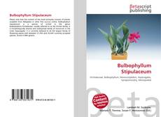 Copertina di Bulbophyllum Stipulaceum