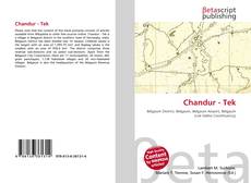 Couverture de Chandur - Tek