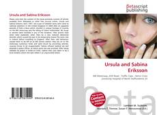 Ursula and Sabina Eriksson的封面