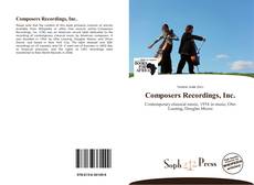 Couverture de Composers Recordings, Inc.