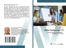 Bookcover of Reihe Fachwissen 13