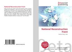Couverture de National Reconstruction Front