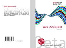 Couverture de Spatz (Automobile)