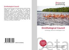Ornithological Council的封面