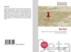 Couverture de Bacholi