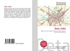 Couverture de Aste, India