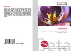 Couverture de Horichia