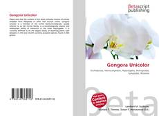 Couverture de Gongora Unicolor