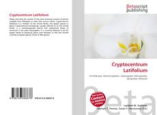Portada del libro de Cryptocentrum Latifolium