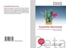 Buchcover von Coryanthes Macrocorys