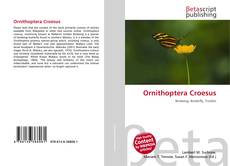 Couverture de Ornithoptera Croesus