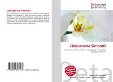 Copertina di Cleisostoma Simondii