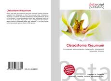 Couverture de Cleisostoma Recurvum