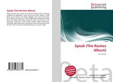 Buchcover von Speak (The Roches Album)