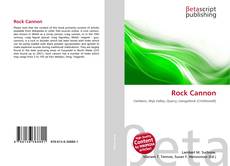 Buchcover von Rock Cannon