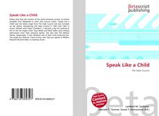 Copertina di Speak Like a Child