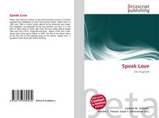 Buchcover von Speak Love