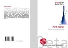 Capa do livro de Amt Hemer 