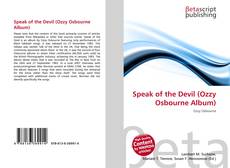 Portada del libro de Speak of the Devil (Ozzy Osbourne Album)